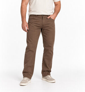 Liverpool Mens Jeans 40x36 Brown Relaxed Straight Stretch Denim Pants